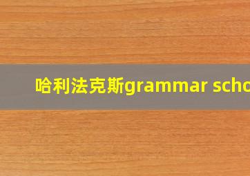 哈利法克斯grammar school